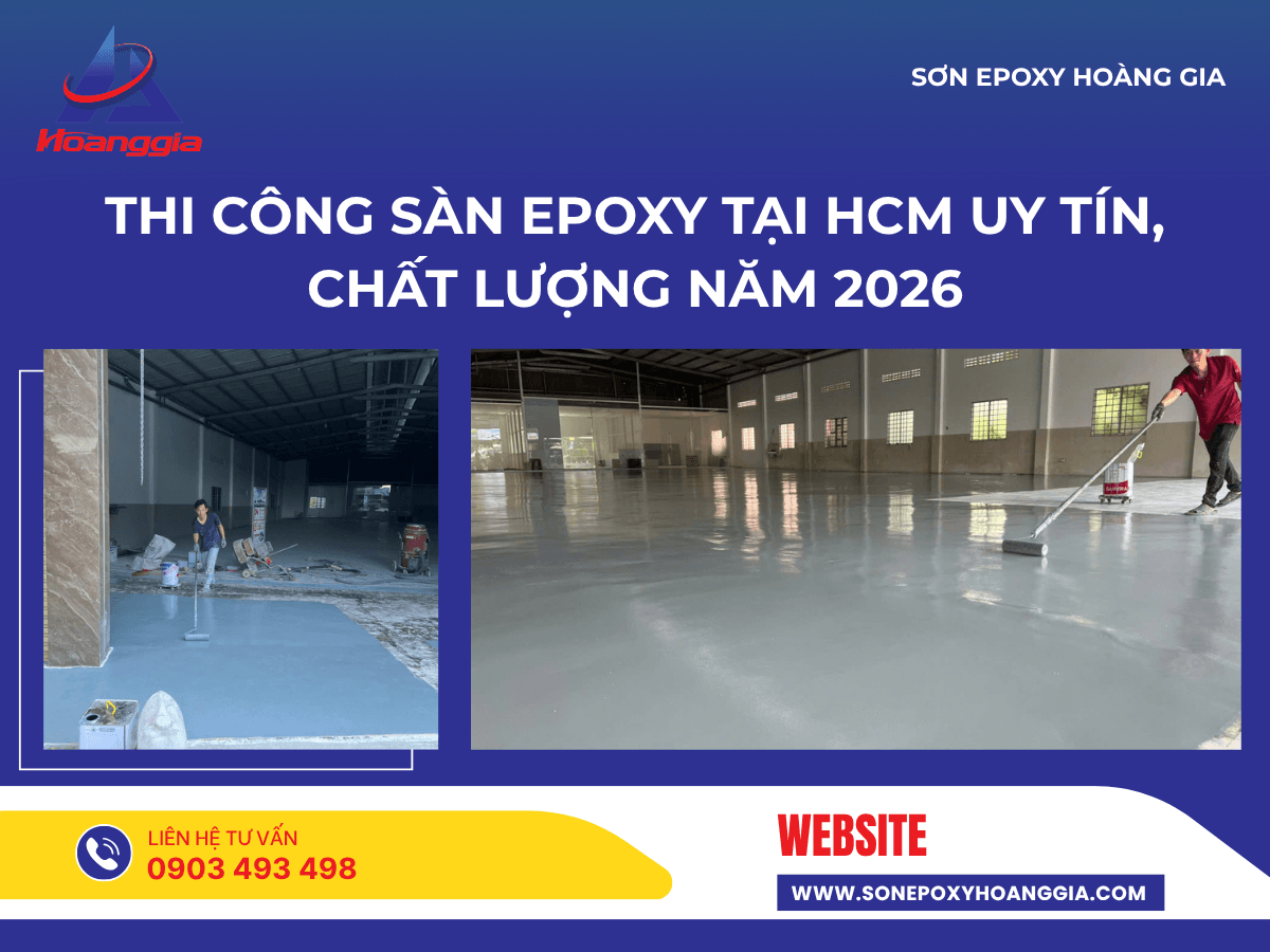 Thi công sàn epoxy tại HCM uy tín, chất lượng năm 2027