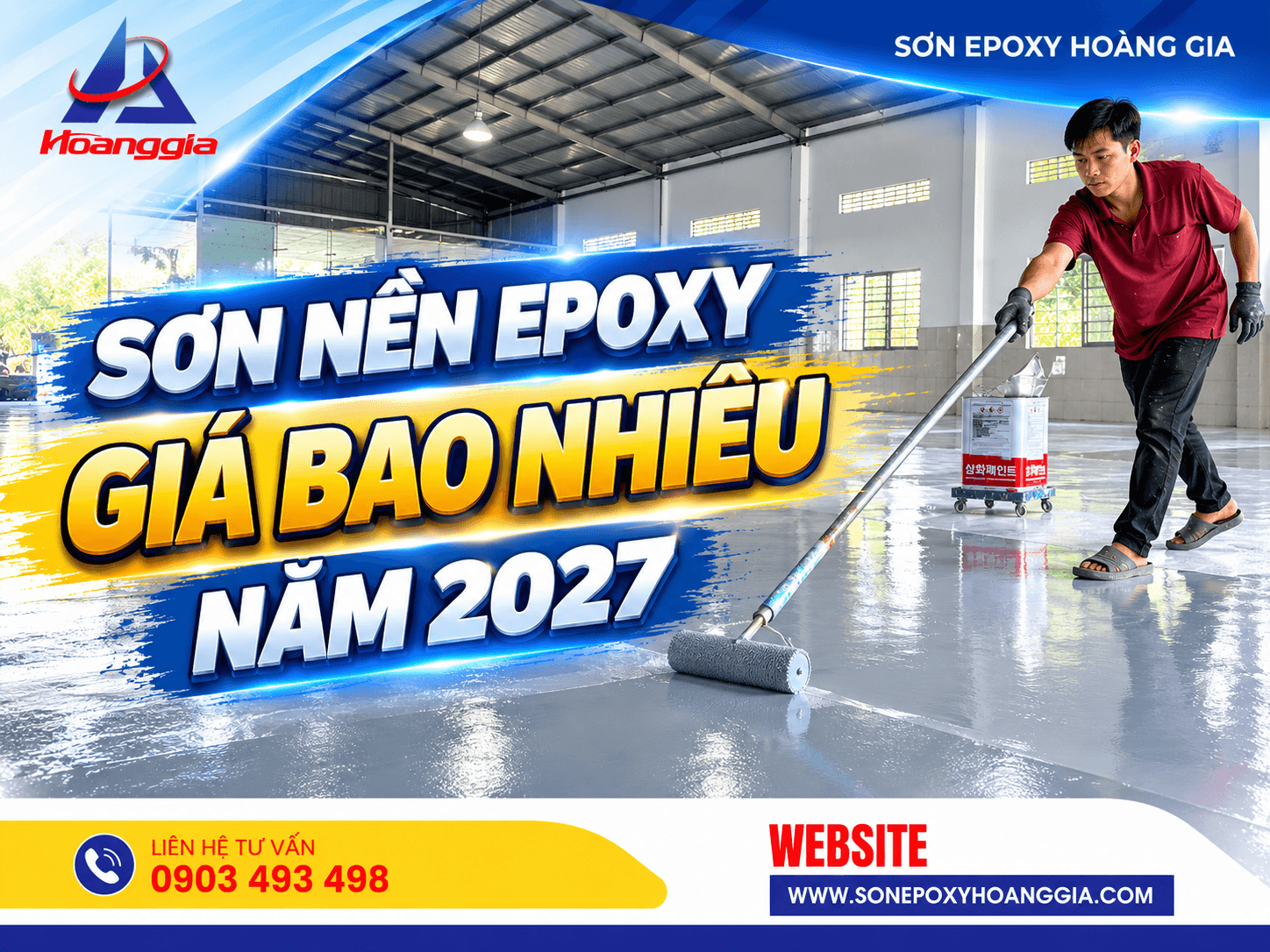 Sơn nền epoxy giá bao nhiêu năm 2027