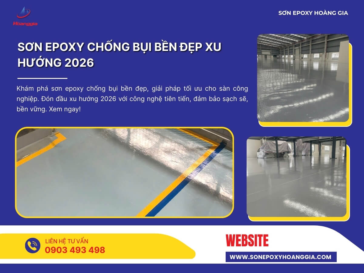 Sơn epoxy chống bụi bền đẹp xu hướng 2026