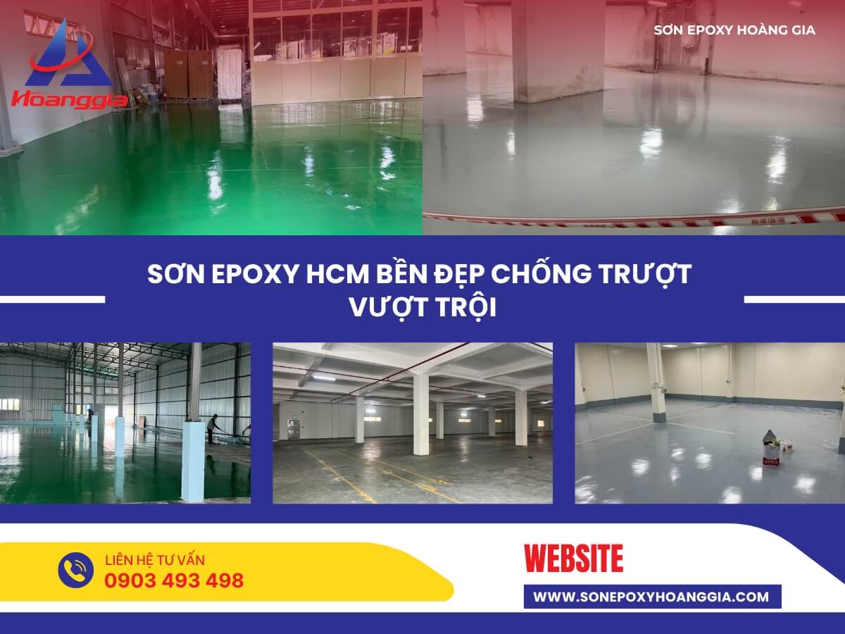 Sơn epoxy hcm bền đẹp chống trượt vượt trội