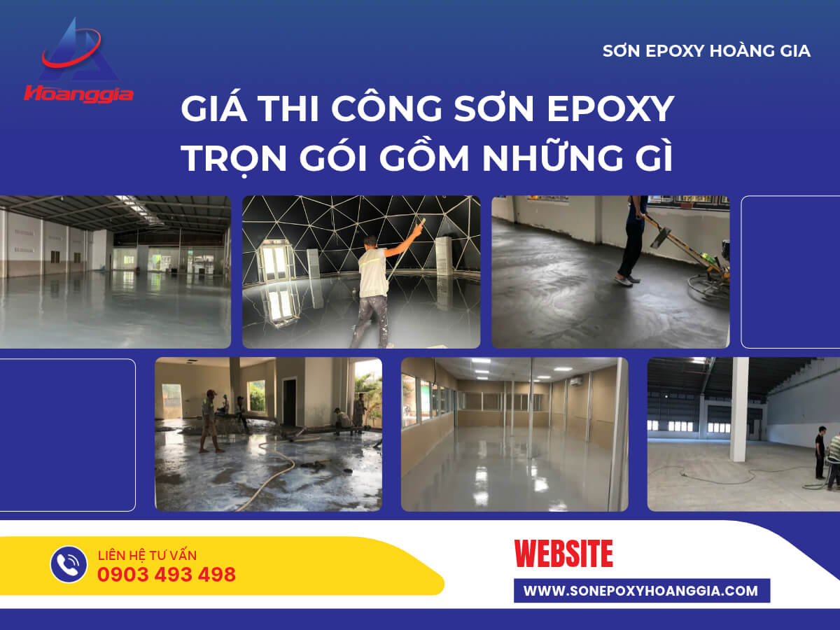 Giá thi công sơn epoxy trọn gói gồm những gì
