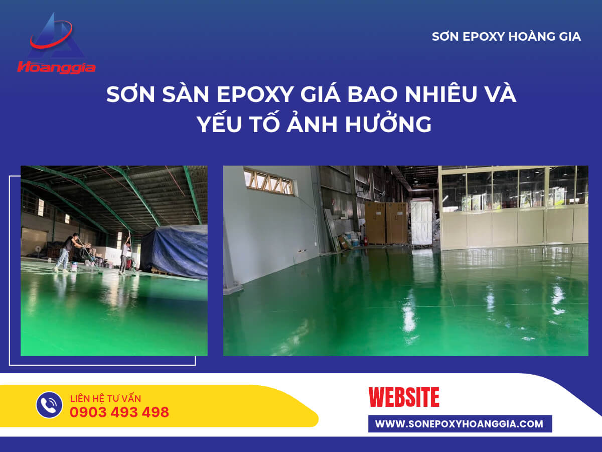 Sơn sàn epoxy giá bao nhiêu và yếu tố ảnh hưởng