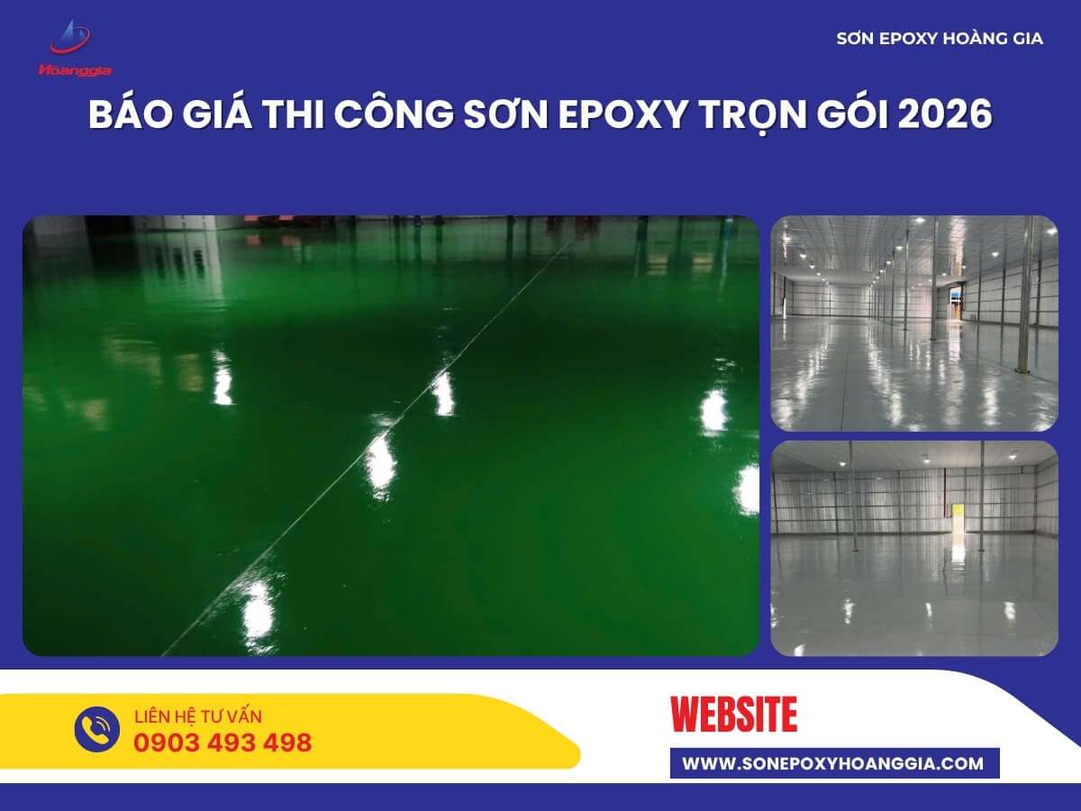 Báo giá thi công sơn epoxy trọn gói 2026